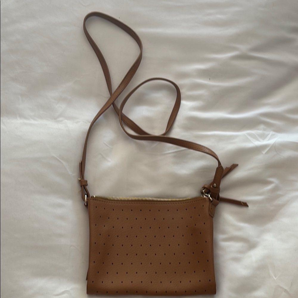 Brown Leather Crossbody Bag